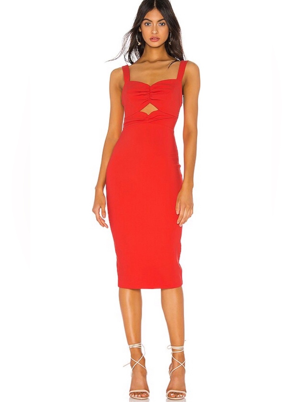 NWT! Likely • Terry Dress in Bittersweet Red Crepe • Size 0 • Retail $198